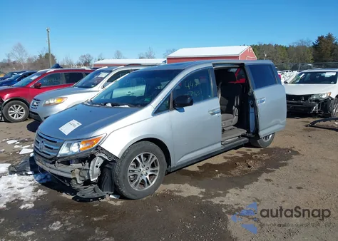 2012 Honda Odyssey Ex-L z USA, uszkodzony, nr VIN 5FNRL5H66CB042361